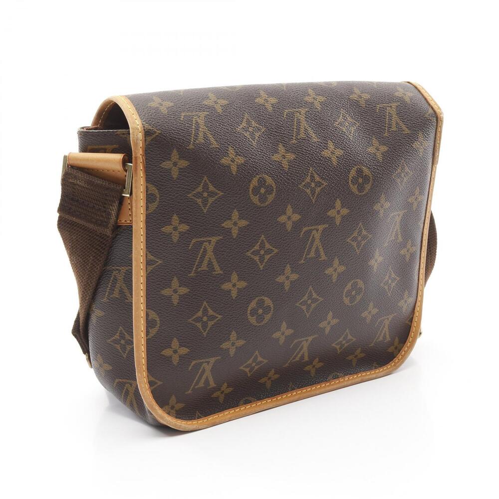 Louis Vuitton Messenger Bosphore Shoulder Bag Canvas Leather Monogram Brown